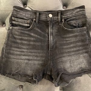 Black Jeans Denim Forum/Aritzia Arlo Short Size 27